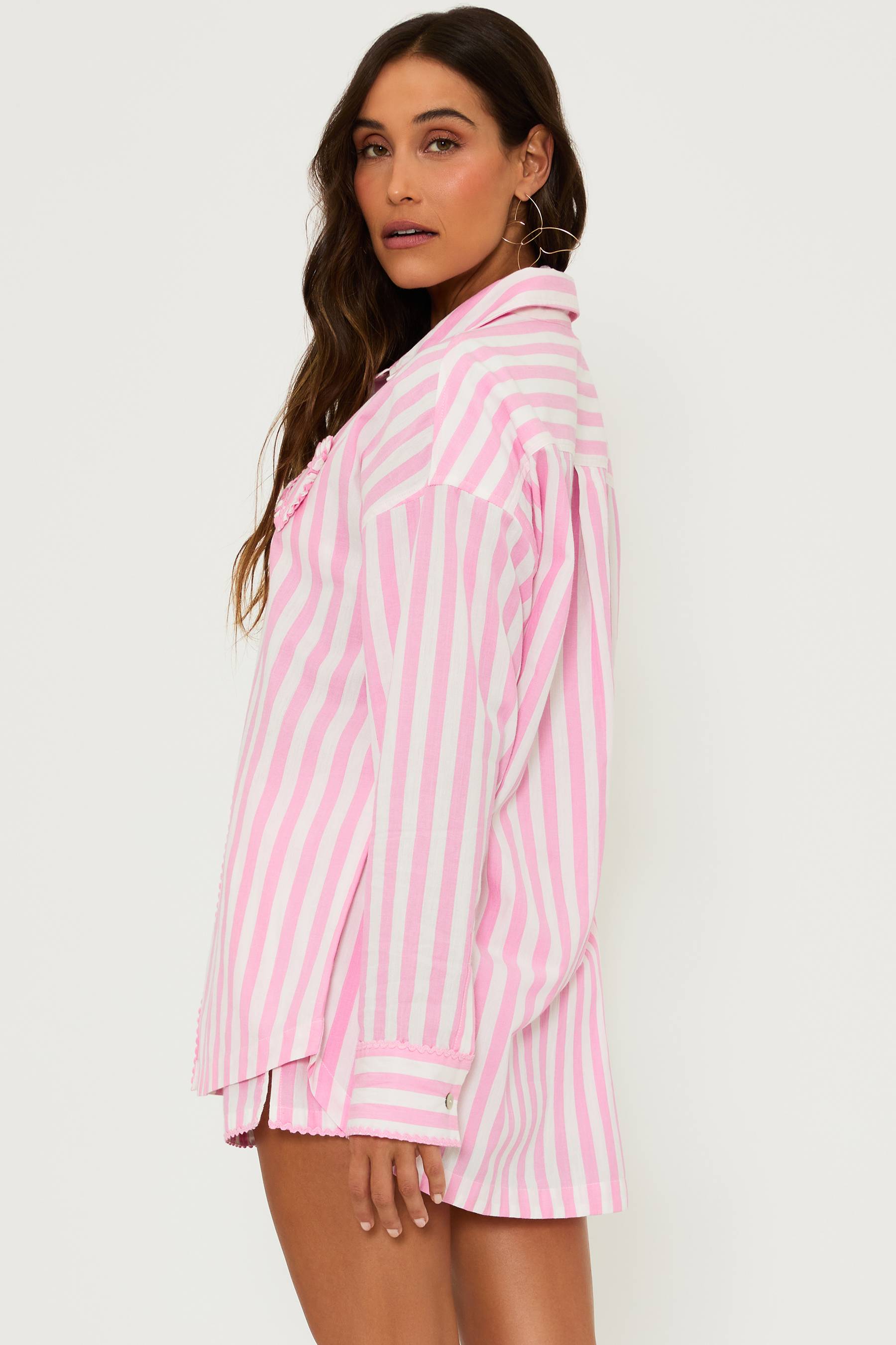 Cassidy Top Prism Pink Stripe