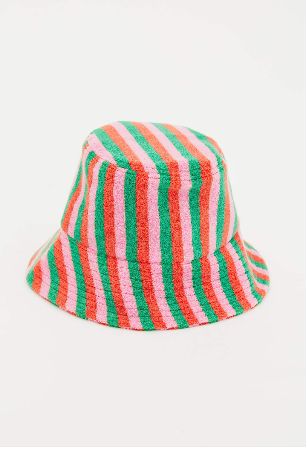 Bucket Hat Palm Beach Stripe