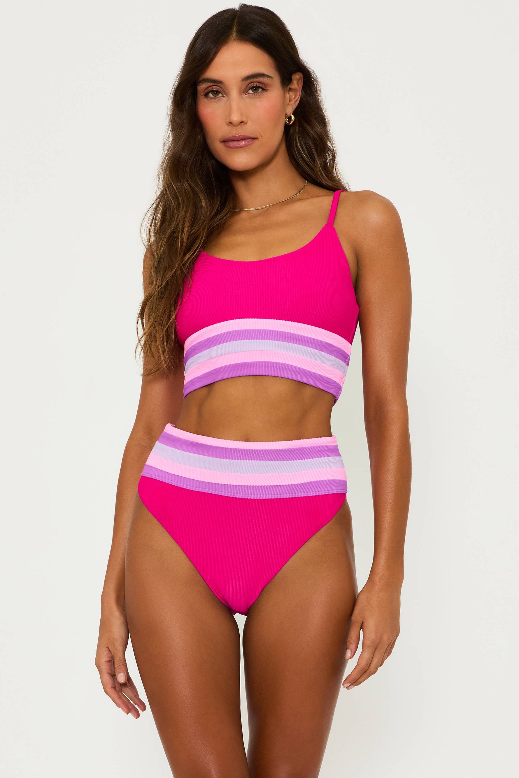 Millie Bottom Raspberry Colorblock