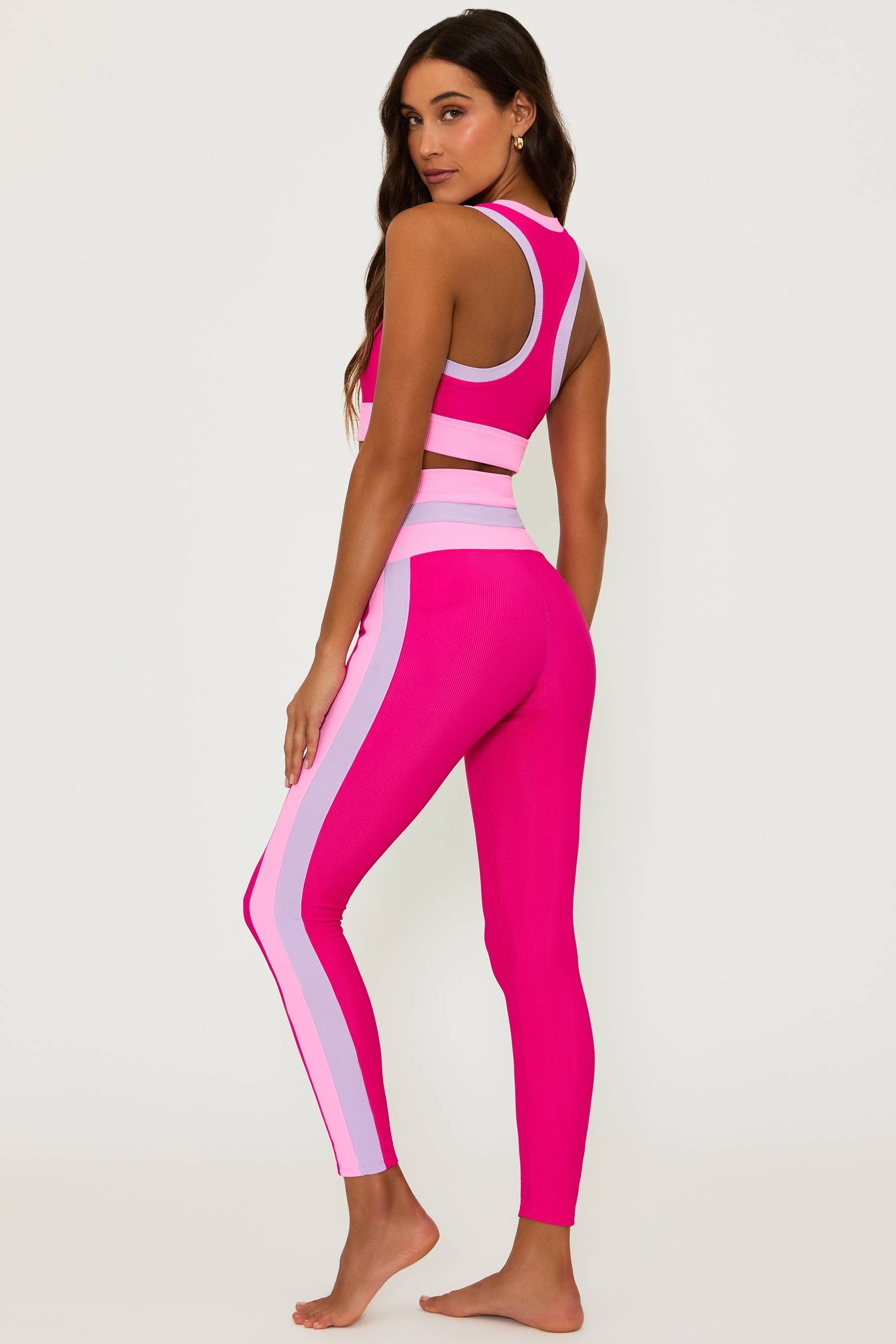 Mariella Legging Raspberry Colorblock