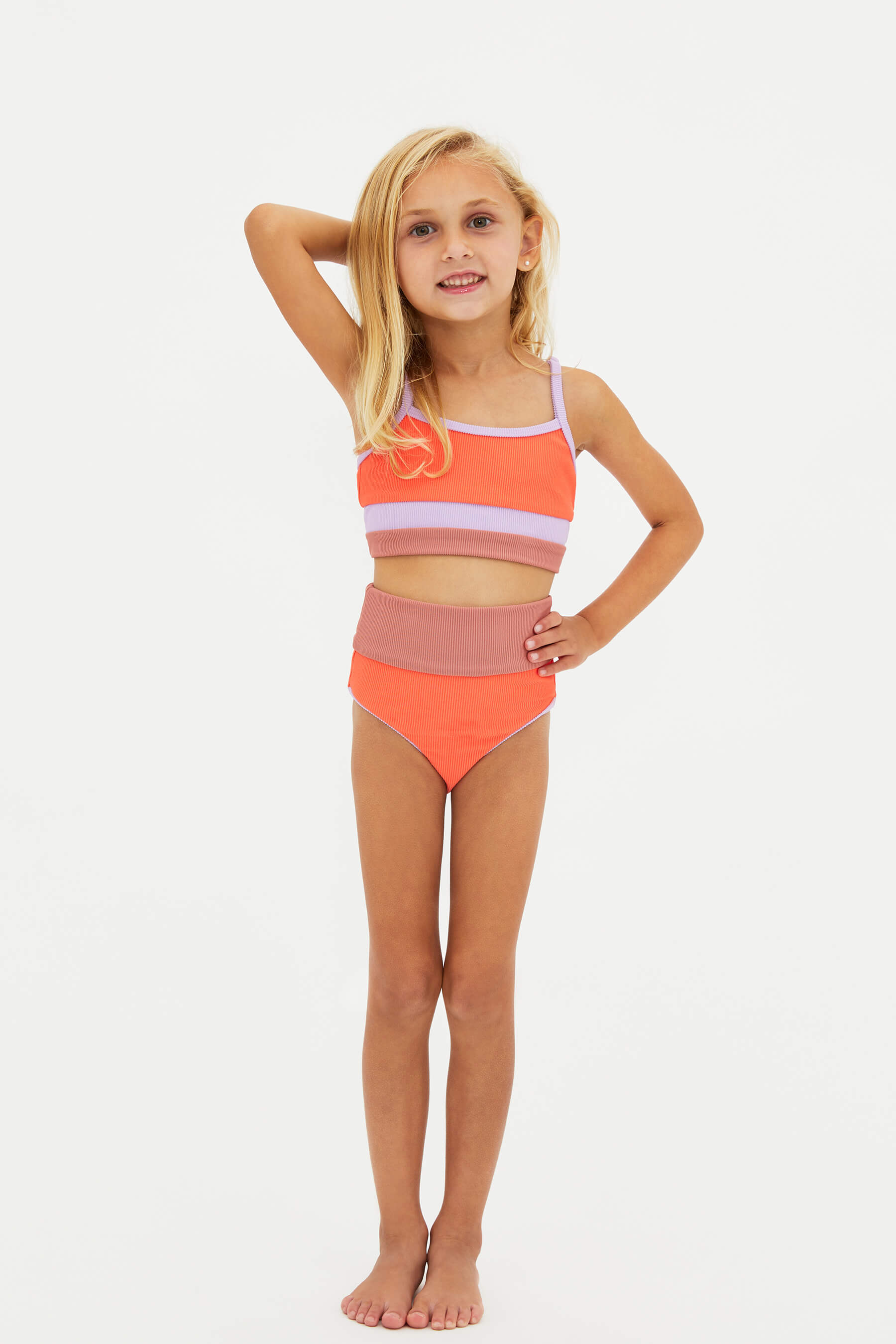 Little Eva Top and Emmy Bottom Oasis Colorblock