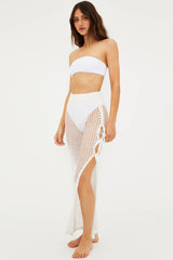 White skirt clearance cover up