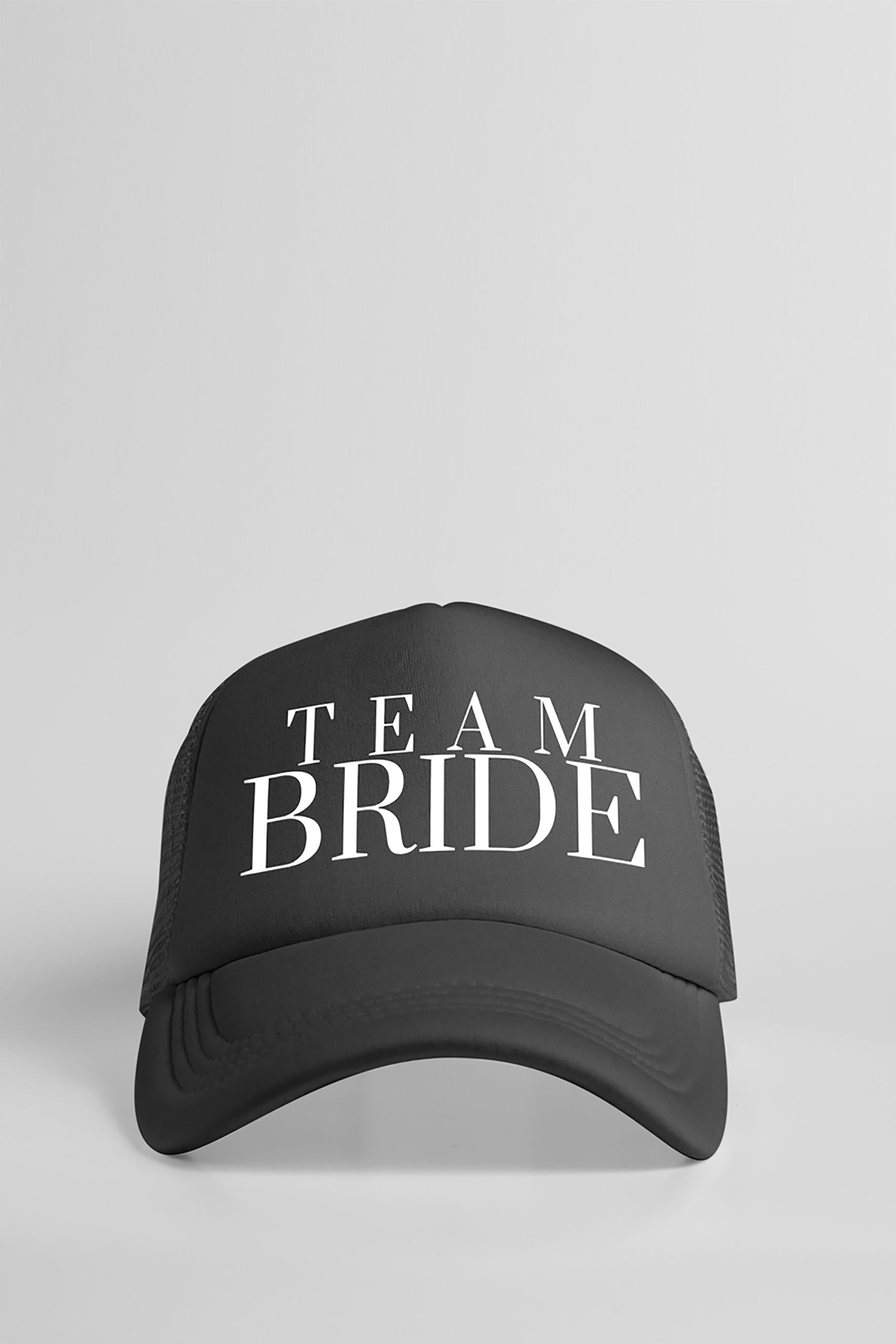Team Bride Trucker Hat Black