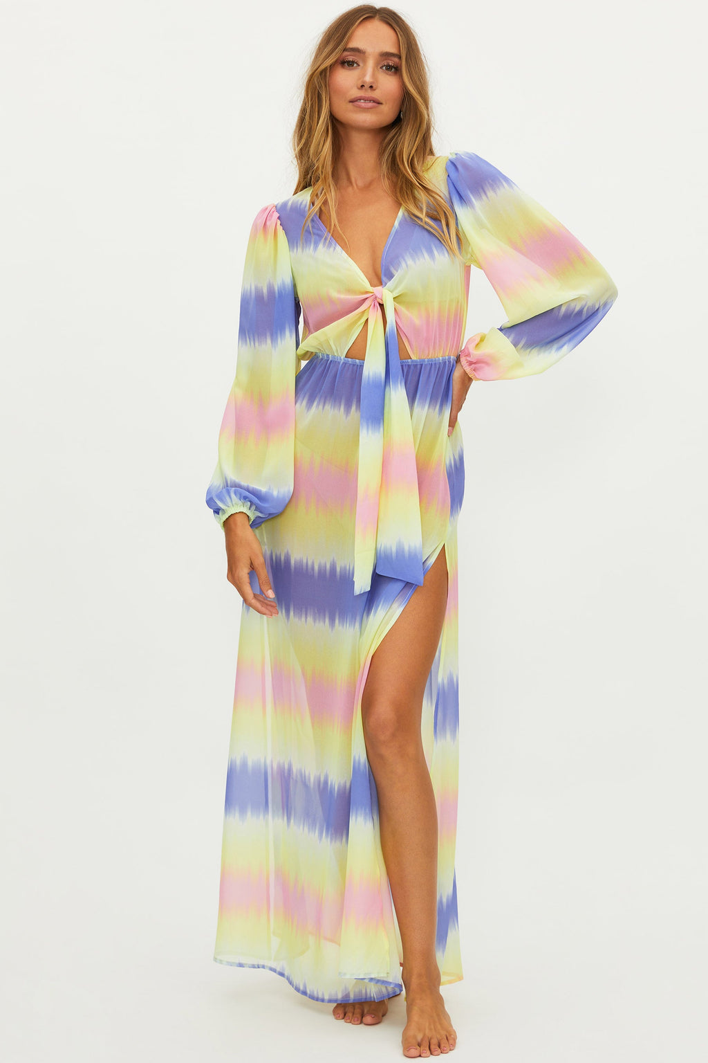 Shiloh Cover Up Cotton Candy Ombre Shine